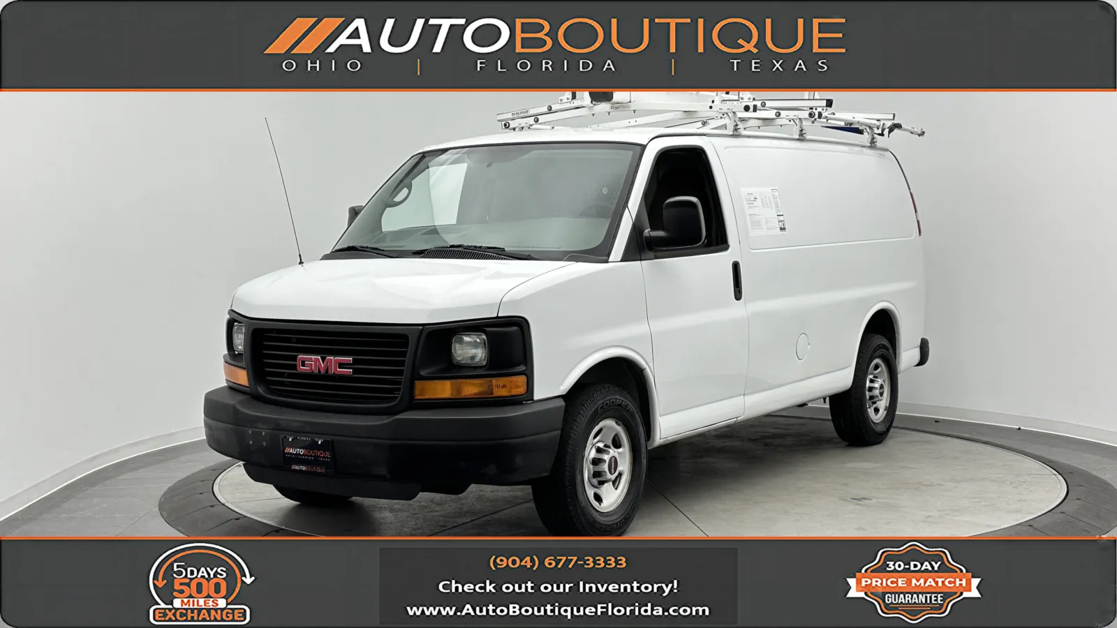 2015 GMC Savana Cargo Work Van
