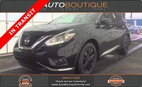 Black 2017 Nissan Murano SL for sale in Jacksonville, FL