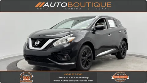Black 2017 Nissan Murano SL for sale in Jacksonville, FL