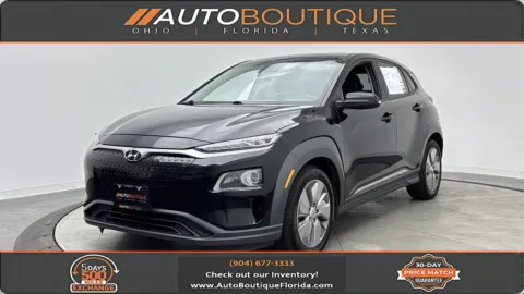 Black 2021 Hyundai Kona Electric Limited for sale in Jacksonville, FL