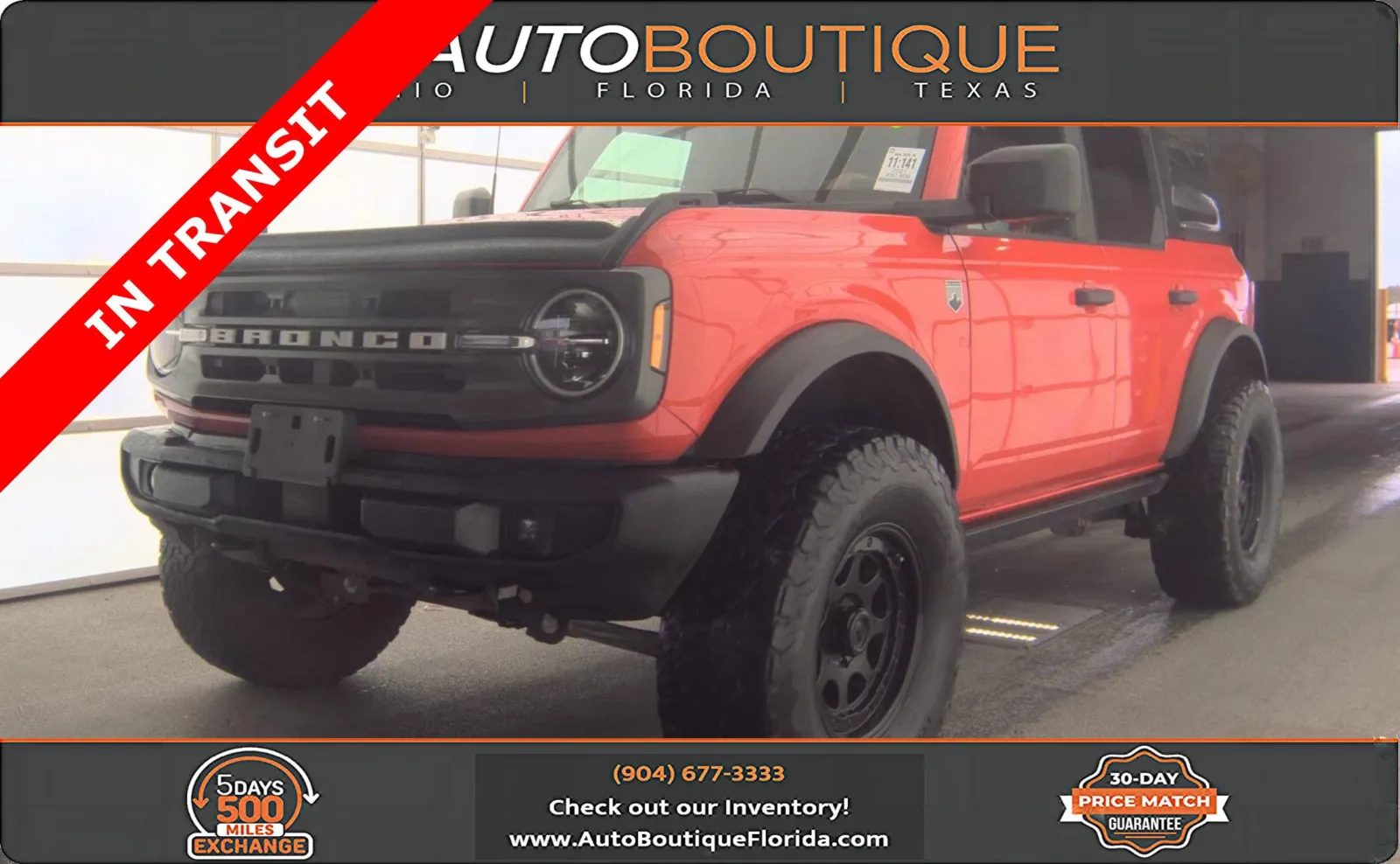 Red 2021 Ford Bronco Big Bend for sale in Jacksonville, FL