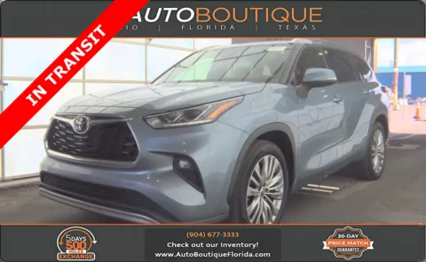 Gray 2023 Toyota Highlander Platinum for sale in Jacksonville, FL