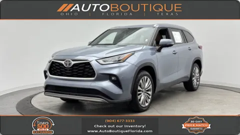 Gray 2023 Toyota Highlander Platinum for sale in Jacksonville, FL