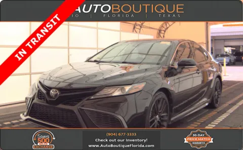 Black 2021 Toyota Camry XSE for sale in Jacksonville, FL