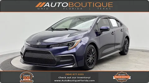 Blue 2020 Toyota Corolla SE for sale in Jacksonville, FL