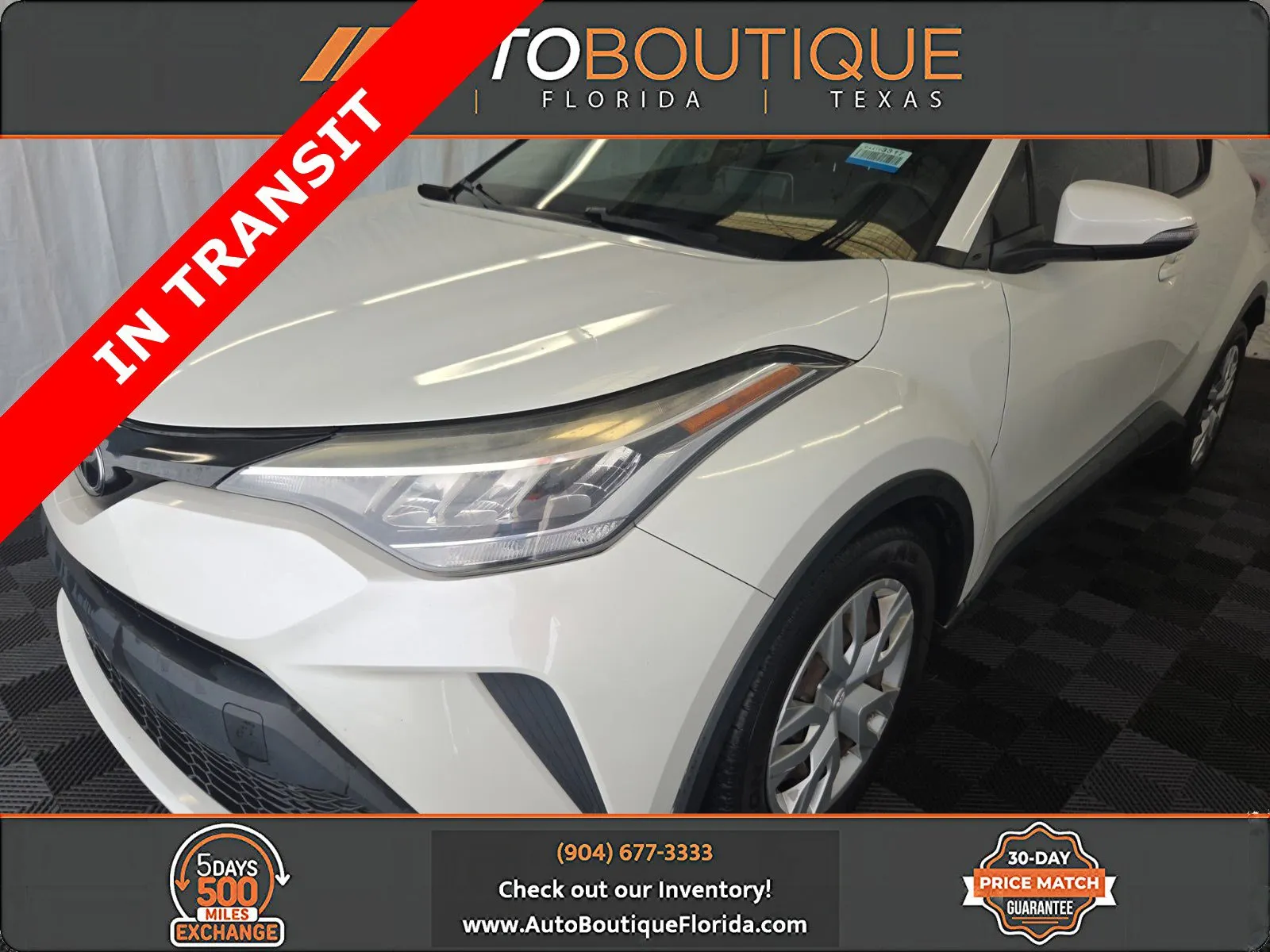 White 2021 Toyota C-HR LE for sale in Jacksonville, FL