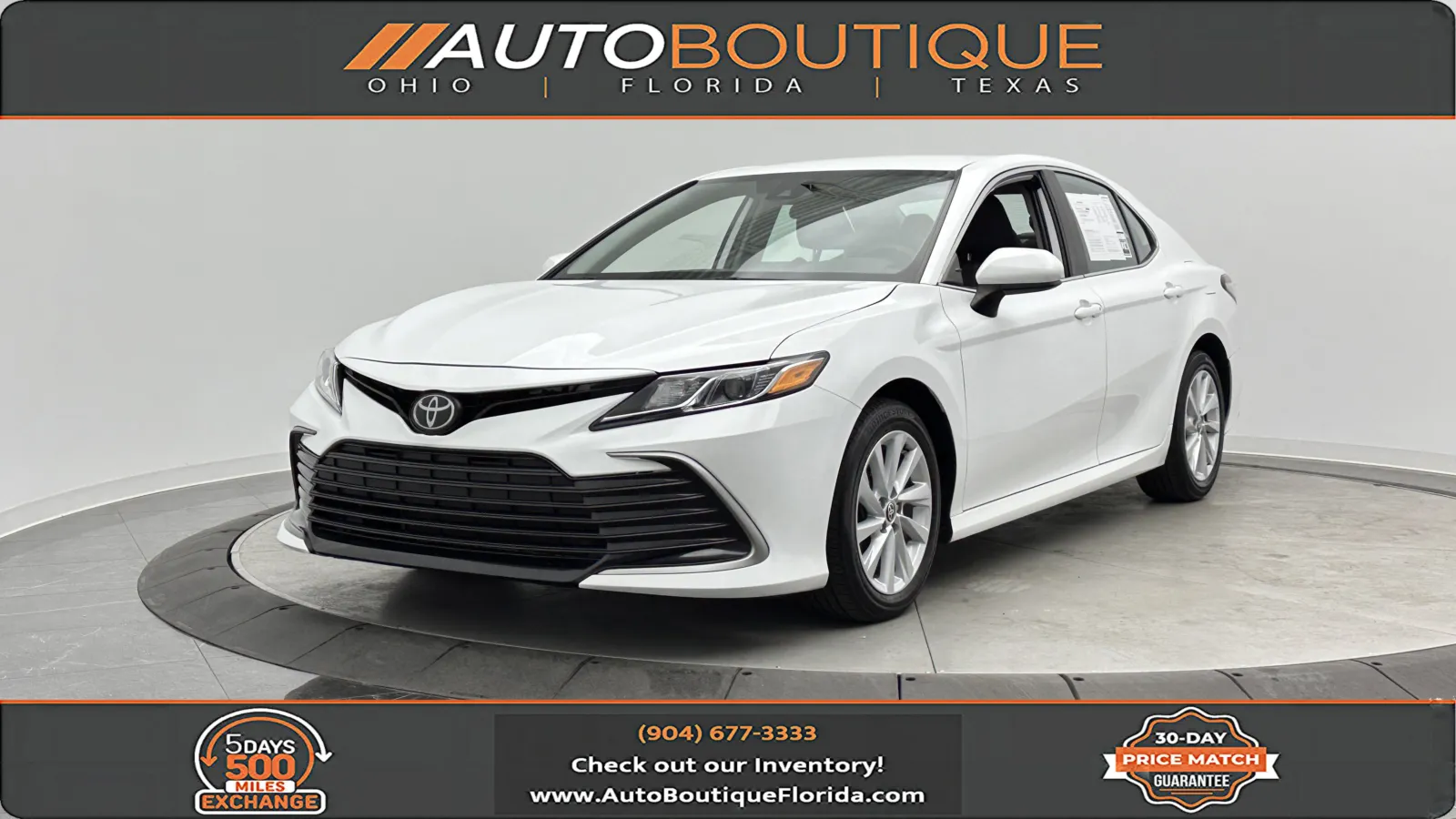 White 2023 Toyota Camry LE for sale in Jacksonville, FL