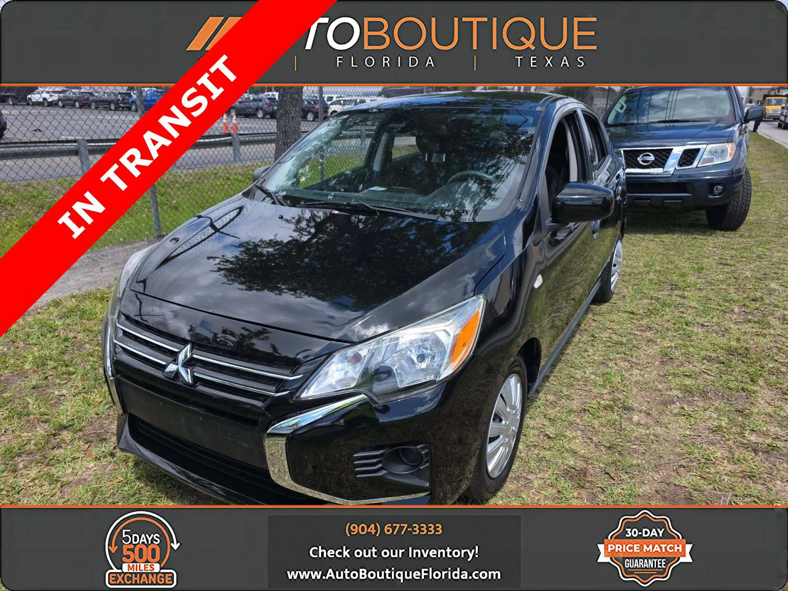 Black 2021 Mitsubishi Mirage ES for sale in Jacksonville, FL