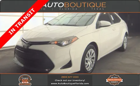 White 2018 Toyota Corolla LE for sale in Jacksonville, FL