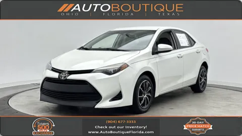 White 2018 Toyota Corolla LE for sale in Jacksonville, FL