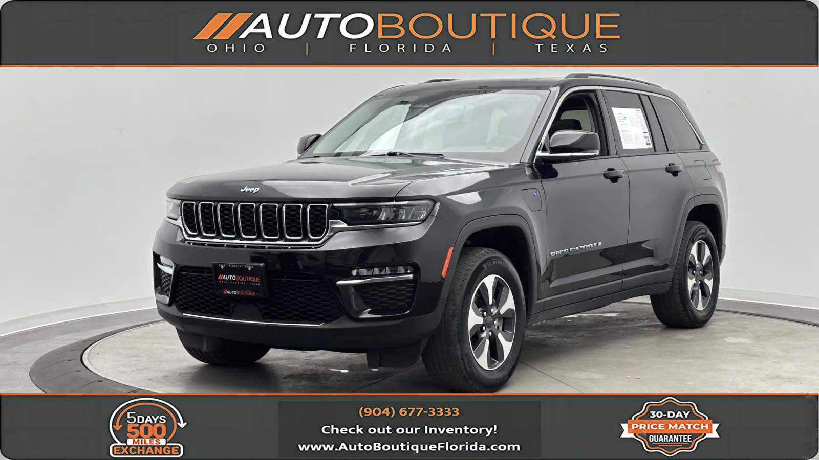 Black 2024 Jeep Grand Cherokee 4xe for sale in Jacksonville, FL
