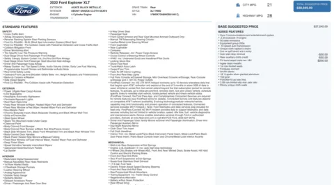 Photos of 2022 Ford Explorer XLT for sale in Jacksonville, FL at Auto Boutique Florida