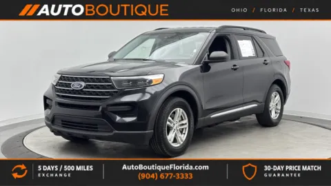 Black 2022 Ford Explorer XLT for sale in Jacksonville, FL