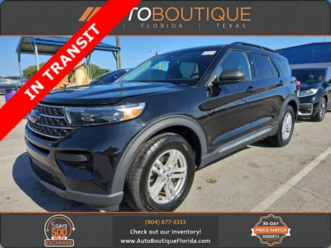 Black 2022 Ford Explorer XLT for sale in Jacksonville, FL