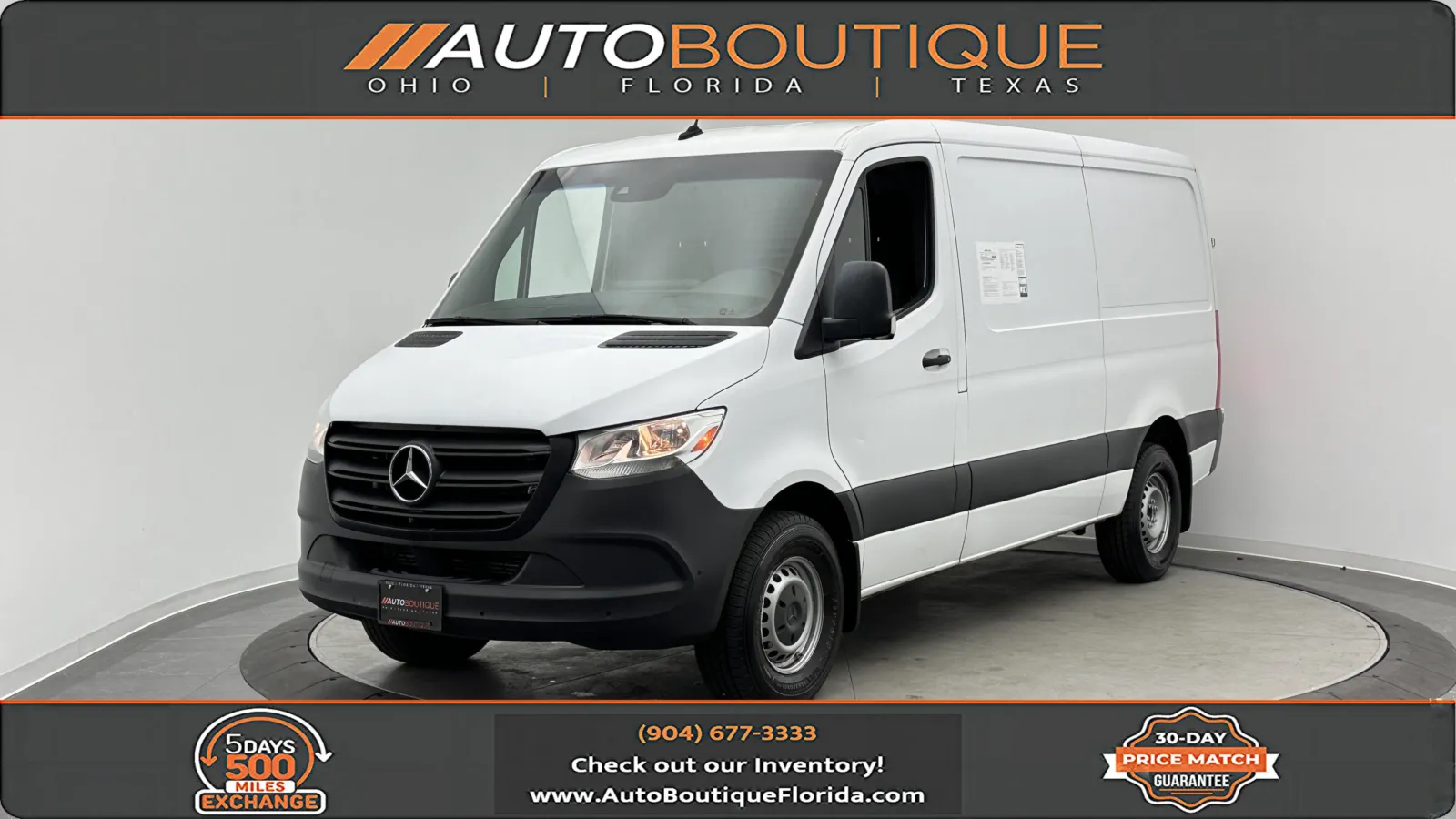 White 2022 Mercedes-Benz Sprinter Cargo Van 1500 for sale in Jacksonville, FL