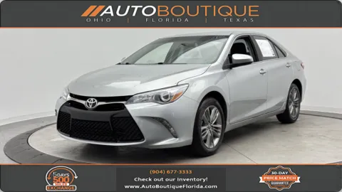 Black 2017 Toyota Camry SE for sale in Jacksonville, FL