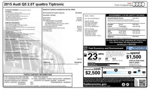 More photos of 2015 Audi Q5 Premium at Auto Boutique Florida, FL