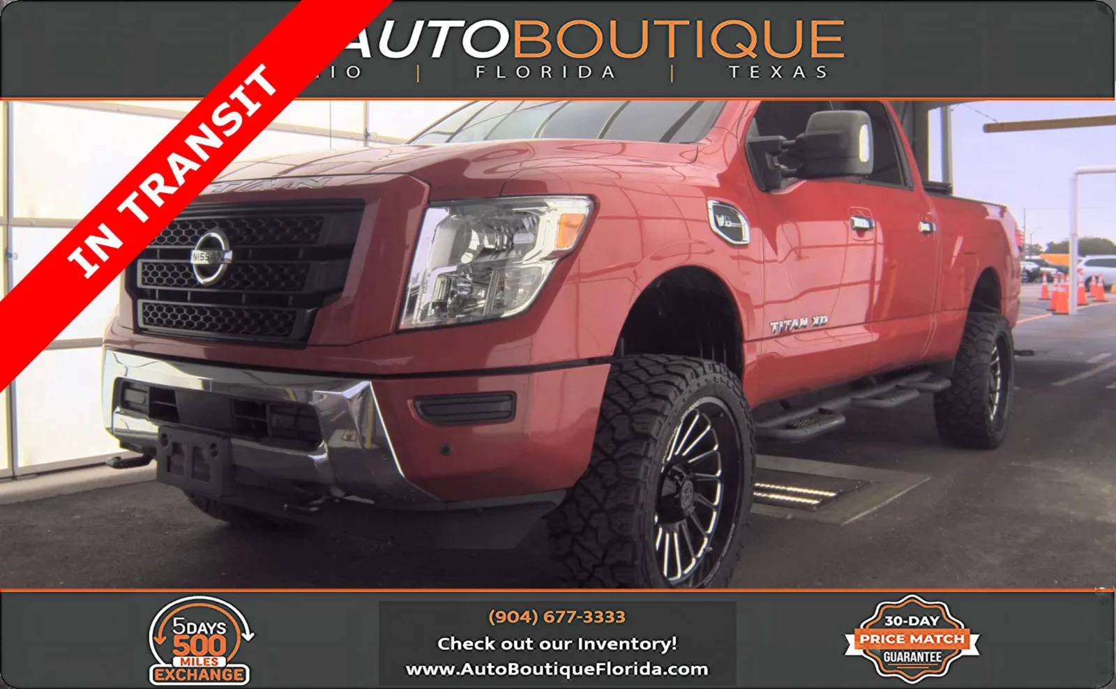 Red 2021 Nissan Titan XD SV for sale in Jacksonville, FL