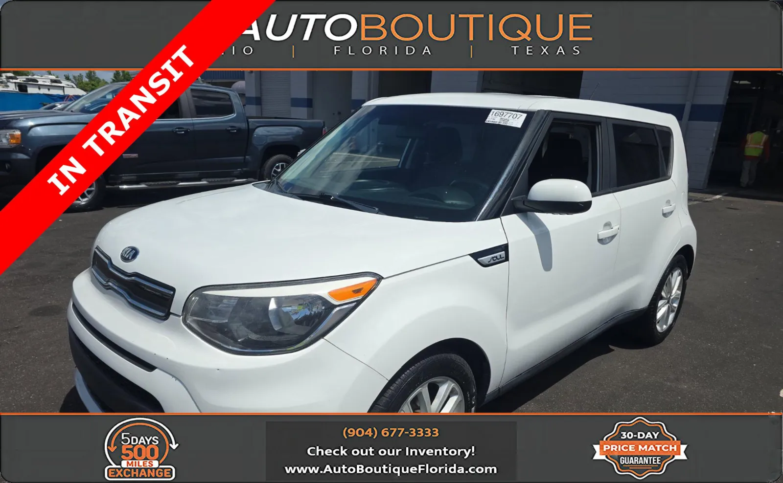 White 2017 Kia Soul + for sale in Jacksonville, FL