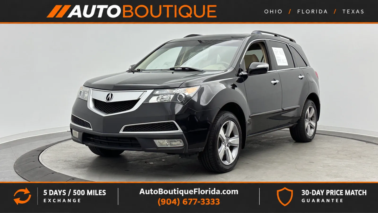 Gray 2011 Acura MDX Tech Pkg for sale in Jacksonville, FL