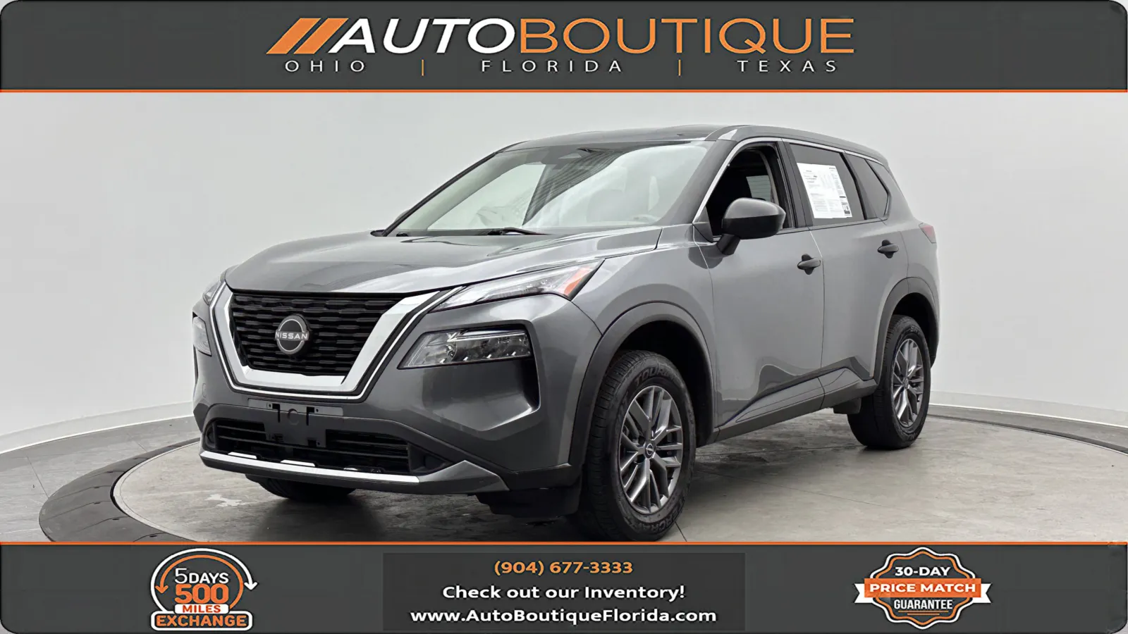 Gray 2023 Nissan Rogue S for sale in Jacksonville, FL