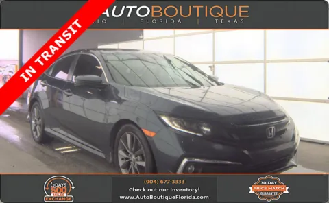 Blue 2020 Honda Civic Sedan EX for sale in Jacksonville, FL