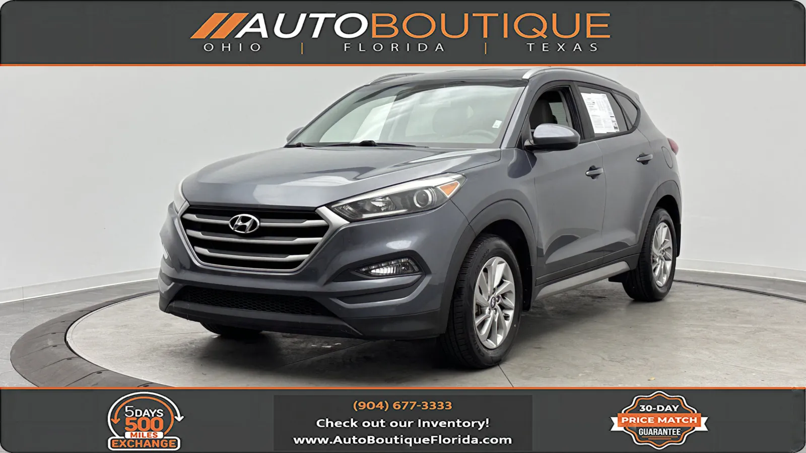 Gray 2017 Hyundai Tucson SE for sale in Jacksonville, FL