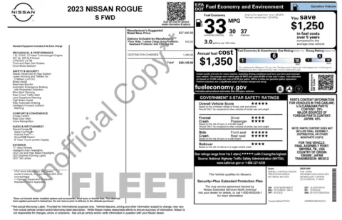 Photos of 2023 Nissan Rogue S for sale in Jacksonville, FL at Auto Boutique Florida