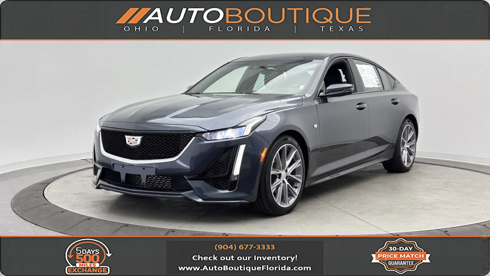 Gray 2021 Cadillac CT5 Sport for sale in Jacksonville, FL