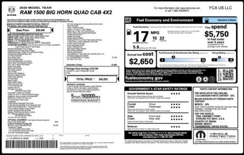 Photos of 2020 Ram 1500 Big Horn for sale in Jacksonville, FL at Auto Boutique Florida