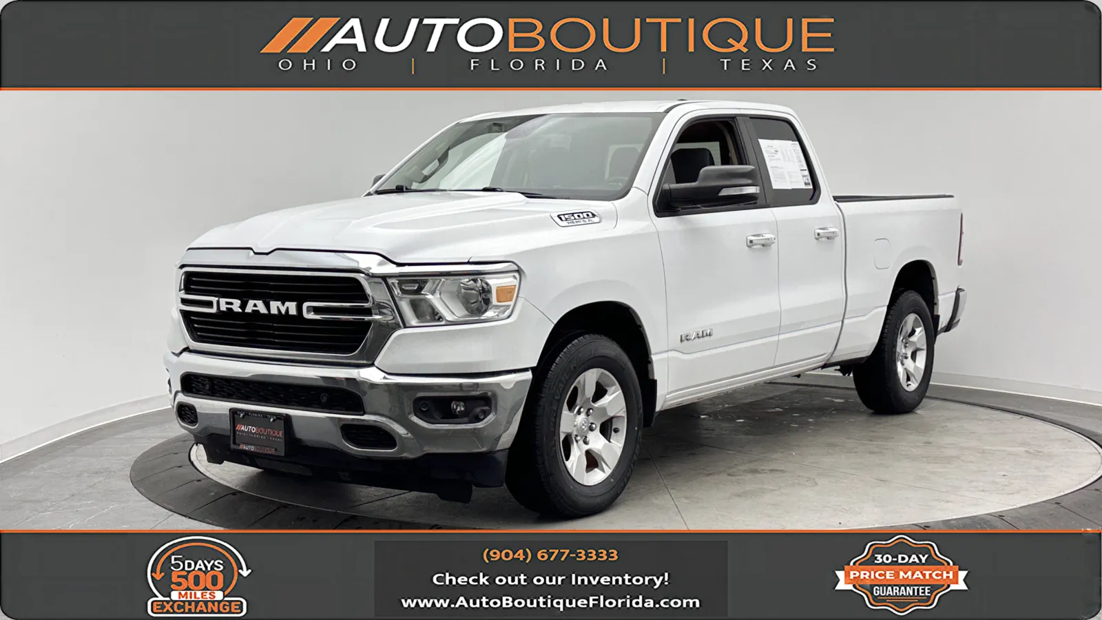 White 2020 Ram 1500 Big Horn for sale in Jacksonville, FL