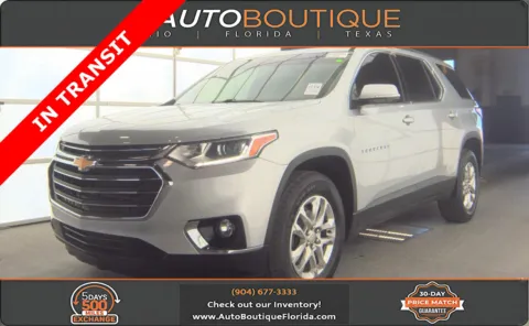Silver 2020 Chevrolet Traverse LT Cloth for sale in Jacksonville, FL