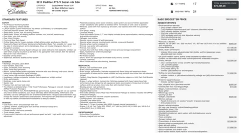 Photos of 2017 Cadillac ATS-V Sedan for sale in Jacksonville, FL at Auto Boutique Florida