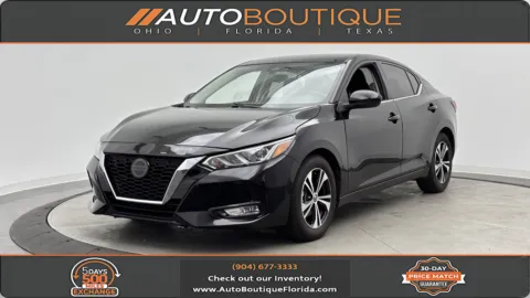 Black 2021 Nissan Sentra SV for sale in Jacksonville, FL