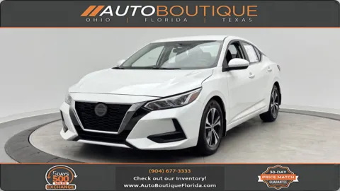 White 2022 Nissan Sentra SV for sale in Jacksonville, FL