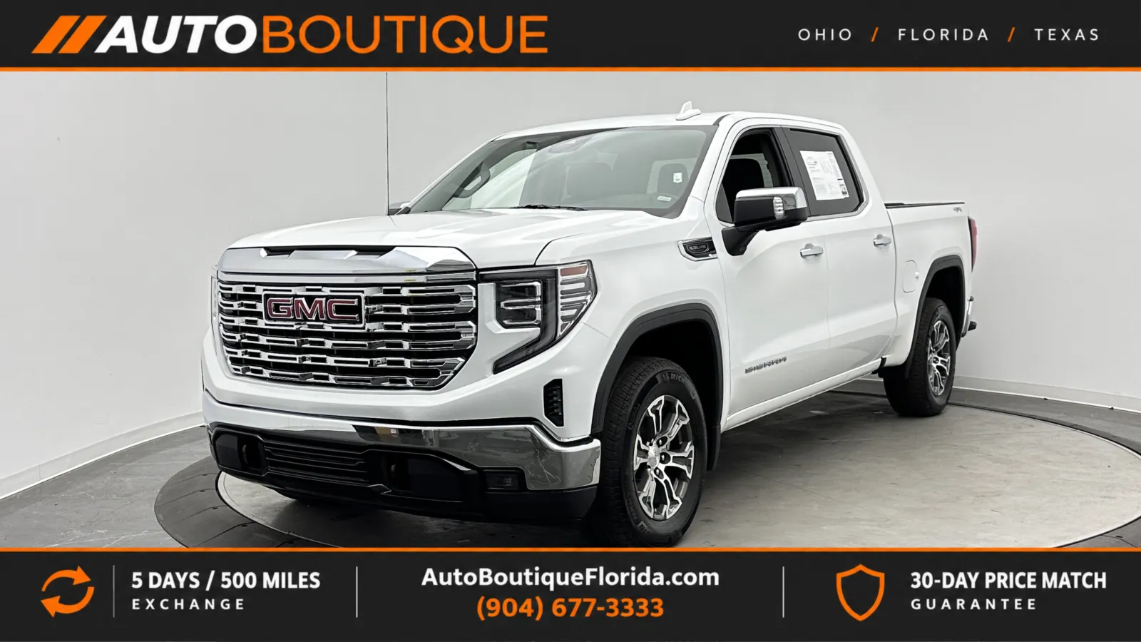 White 2025 GMC Sierra 1500 SLT for sale in Jacksonville, FL