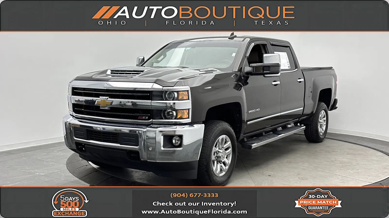 Brown 2018 Chevrolet Silverado 2500HD LTZ for sale in Jacksonville, FL