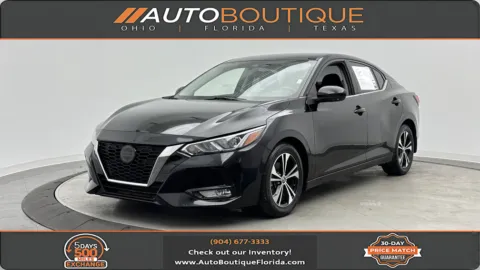 Black 2020 Nissan Sentra SV for sale in Jacksonville, FL