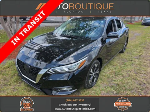 Black 2020 Nissan Sentra SV for sale in Jacksonville, FL