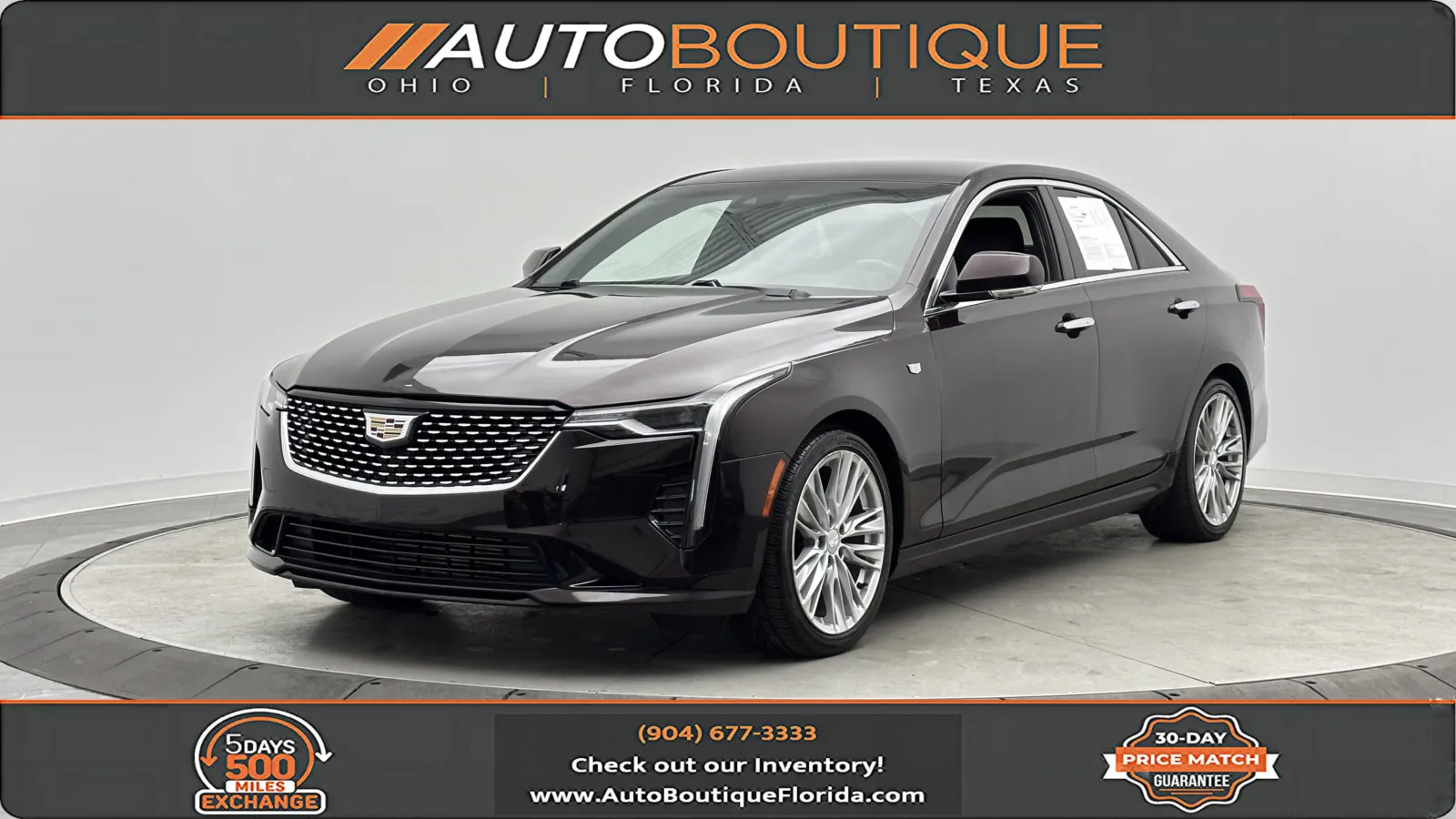 Red 2020 Cadillac CT4 Premium Luxury for sale in Jacksonville, FL