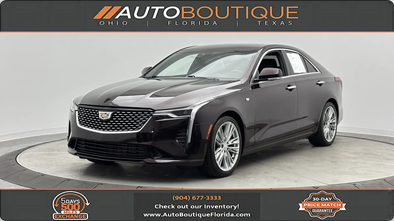 Red 2020 Cadillac CT4 Premium Luxury for sale in Jacksonville, FL
