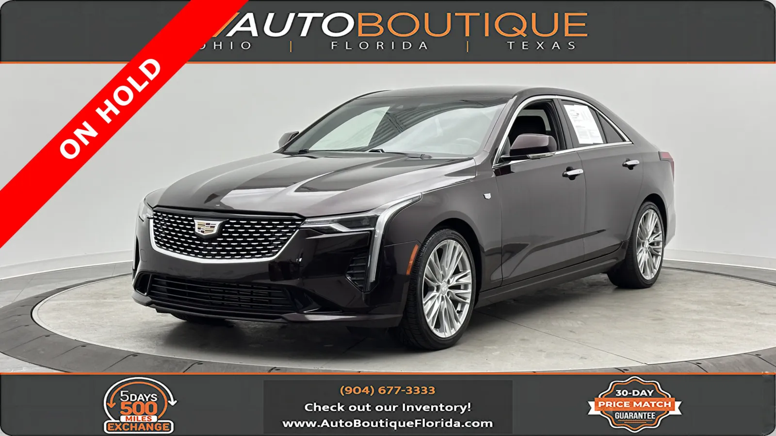 Red 2020 Cadillac CT4 Premium Luxury for sale in Jacksonville, FL