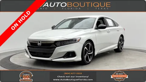 White 2021 Honda Accord Sedan Sport for sale in Jacksonville, FL