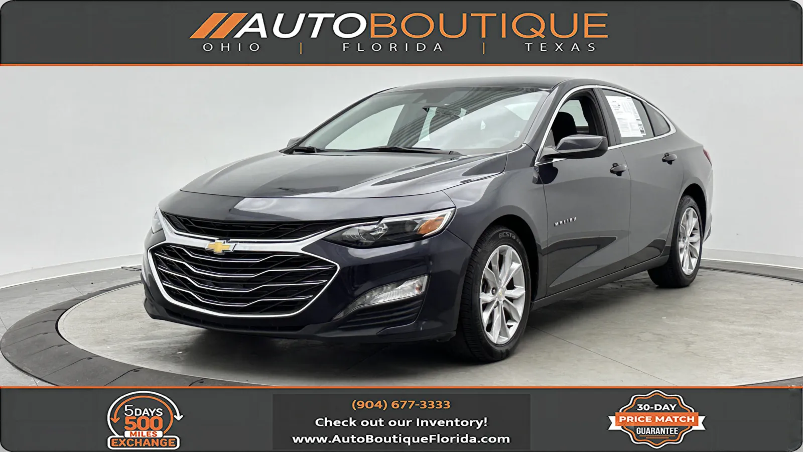Gray 2023 Chevrolet Malibu LT for sale in Jacksonville, FL