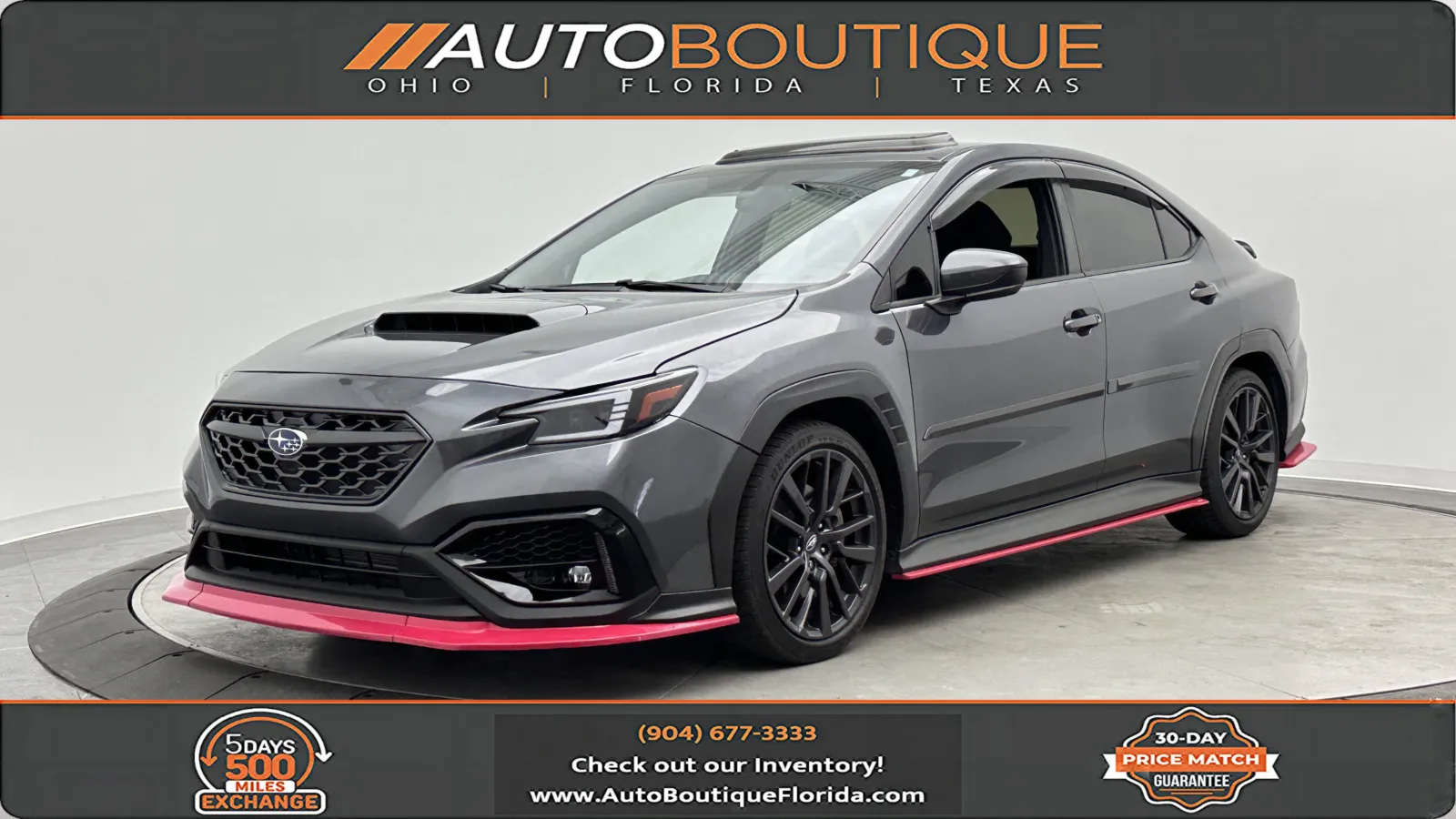 Gray 2023 Subaru WRX Premium for sale in Jacksonville, FL