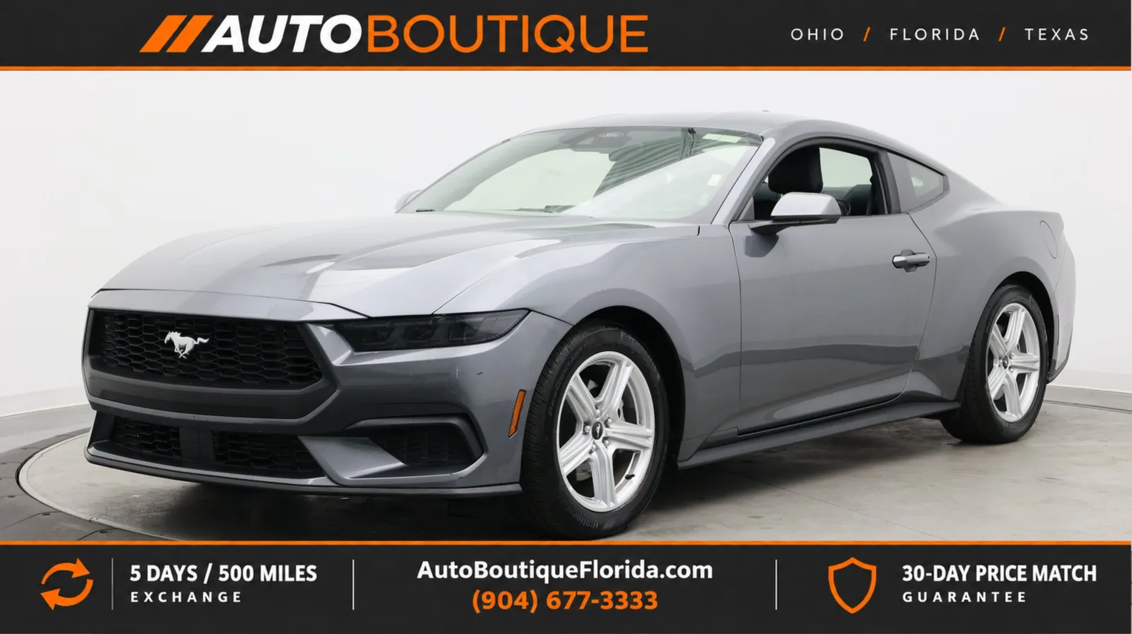 Gray 2026 Ford Mustang EcoBoost Premium for sale in Jacksonville, FL