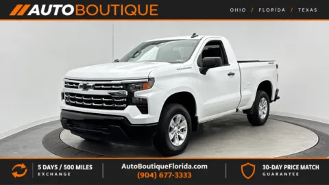 White 2024 Chevrolet Silverado 1500 Work Truck for sale in Jacksonville, FL