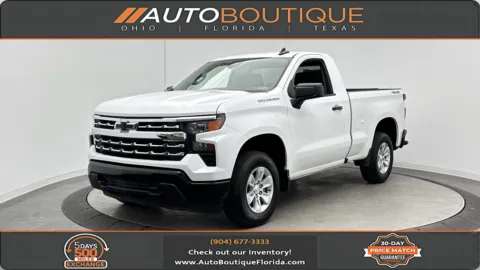 White 2024 Chevrolet Silverado 1500 Work Truck for sale in Jacksonville, FL