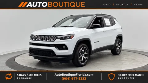 White 2025 Jeep Compass Limited for sale in Jacksonville, FL