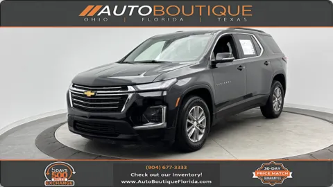 Black 2023 Chevrolet Traverse LT Leather for sale in Jacksonville, FL